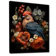 thumbnail image 2 of Designart "Collage of Modern Rooster V" Animals Framed Wall Art - Traditional Red Chicken Entryway Framed Wall Art, 2 of 6