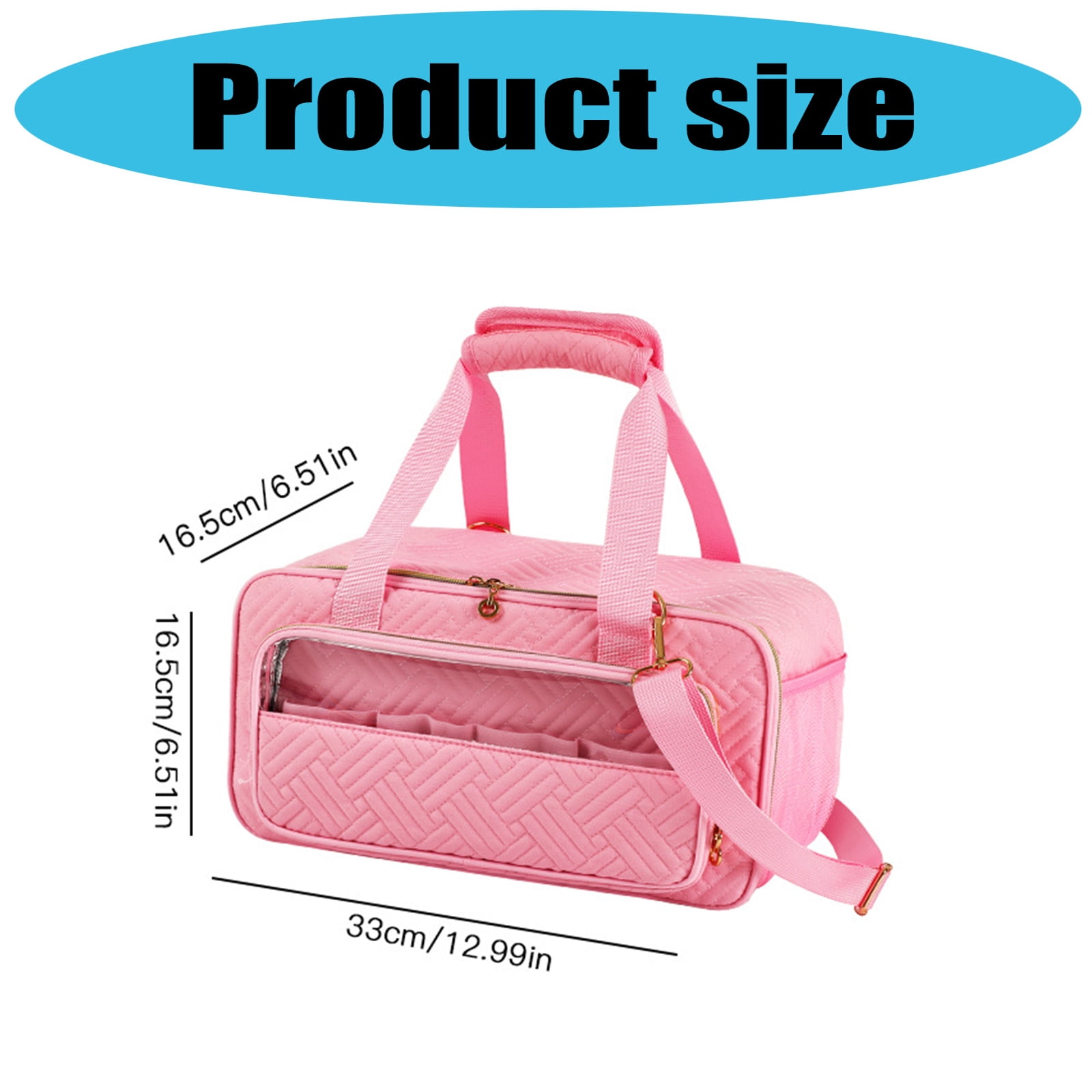 Multifunction Art Marker Carrying Case with Shoulder Strap Large Capacity Art Supply Organiser For Brush Markers Pencils