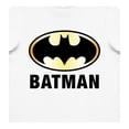 thumbnail image 2 of Playera Para Niño Warner Bros Batman Cuello Redondo Manga Corta Talla 6 Blanco, 2 of 2