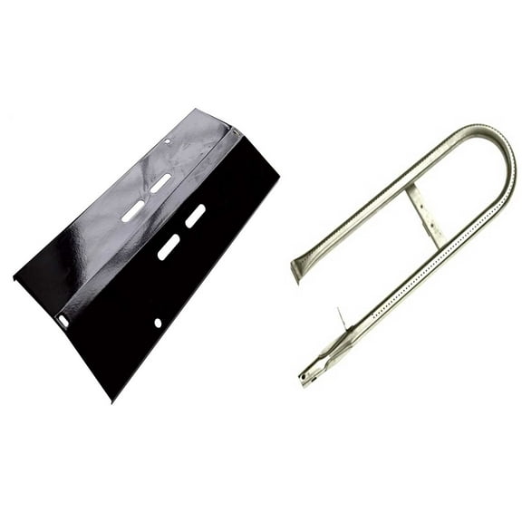 Replacement BBQ Parts for CGG-200, Cuisinart CGG-200, Gas Grill Model Includes 1 Porcelain Steel Heat Plate, and 1 Stainless Steel Burner