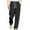 J30#Black, variant on Men's Relaxed Fit Trousers Mens Casual Pants Winter Autumn Comfortable Loose Fit Solid Color Jacquard Knit Drawstring Trousers Daily Wear Fashion Trousers