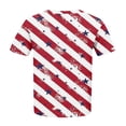 thumbnail image 5 of Brnmxoke Plus Size American Flag Shirts Women Patriotic Shirts USA Flag Graphic T-Shirt 4th of July Tee Tops Loose Oversized Tees Shirt 2024 Summer Tunic Tops, 5 of 5