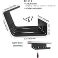 thumbnail image 3 of Juego de 2 unidades PAMO de gestión de cables para colocar debajo del escritorio con bridas, 3 of 7