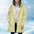 thumbnail image 4 of HOMBOM Winter Coats for Women Parka Hooded Full Zipper Warm Outerwear Windproof Fleece Lined Womens Coats with Pockets, 4 of 7