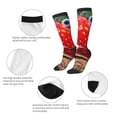 thumbnail image 3 of Rocae Pikmin Chaussettes de compression Décontractées pour Femmes Hommes Bas Contrastés, 3 of 6