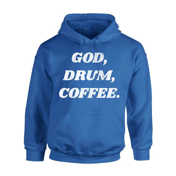 Awkward Styles God Drum Coffee Unisex Hoodie Christian Hoodie for Him Drum Collection Jesus Hoodie for Women Religious Sweater for Men Christian Gifts God Drum Coffee Unisex Outfit Christianity