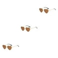thumbnail image 4 of Minnieouse Impresionantes gafas de sol en forma de corazón de PVC con lentes Tac, accesorio de moda, gafas de sol en forma de corazón, color té Type1 NO1, 4 of 6