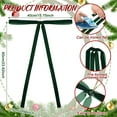 thumbnail image 3 of 6 Pcs Christmas Swag Bow 23.5x15.5 Inch,Rustic Large Velvet Christmas Staircase Wreath Bow Pre Tied Velvet Ribbon Bows Wired Red Xmas Tree Topper for Decor Outdoor, 3 of 7