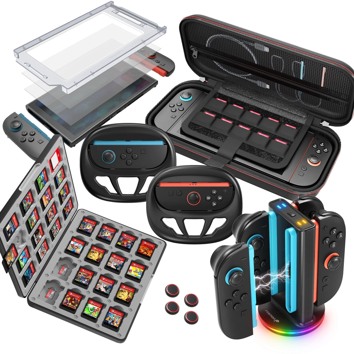 Nintendo Switch おまけケース付き Amazon.com: amCase Carrying Case for Nintendo Switch 2 [7.9