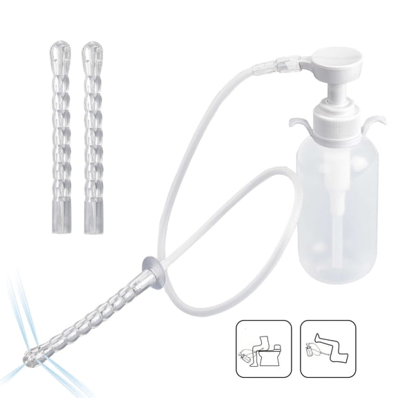 Deago Portable Bidet for Toilet 300ml Handheld Travel Bidet Plastic Bottle Personal Hygiene Bidets Cleaning Device