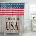 thumbnail image 1 of ABPHQTO Made in America Message USA Patriotic Old Flag Cortina de ducha de poliéster 152x180 cm ABPHQTO PKNMT60x72Shower-3250, 1 of 2