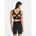 thumbnail image 4 of Avia Women's Flocked Banded Shine Sports Bra, Sizes XS-XXXL, 4 of 6