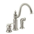 thumbnail image 4 of Moen Waterhill Oil Rubbed Bronze One-Handle Kitchen Faucet, 4 of 7