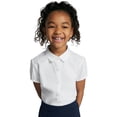 thumbnail image 6 of Wonder Nation Girls School Uniform Poplin Button-Up Blouse, Sizes 4-18, 6 of 7