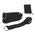 thumbnail image 1 of Cinturón de estiramiento, correa de yoga, cinturón de inversión dividida, cinturón de estiramiento de piernas con flexión de cintura y espalda, cintur Negro, 1 of 8