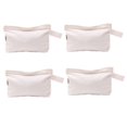 thumbnail image 1 of Bolsa de maquillaje Augbunny de lona multiusos de algodón, paquete de 4 unidades, 1 of 5