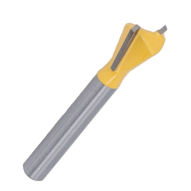 Broca para fresadora de carpintería, broca para cola de milano, vástago de 6 mm, broca para fresadora de cola de milano, broca para cola de milano True Excellence