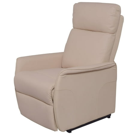 - Costway PU Electric Lift Chair Power Recliner Reclining Sofa Lounge W/Remote Controller