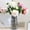 Pink, variant on Juanioy Artificial Flowers 2-Head Silk Peony Branches Adjustable Plastic Stems Realistic Veins Soft Color Gradient Long-Lasting Home Hotel Wedding Decor
