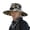 Beige, variant on Sun Summer Hat With Wide Brim For Outdoor Activity Breathable Sun Shield Hat Wide Brim Sun Hat For Outdoors With Rechargeable Detachable Solar Wind Fan Summer Beach Fisherman Cap Light Gray