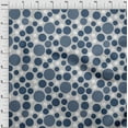 thumbnail image 3 of oneOone Cotton Poplin Light Gray Fabric Geometric & Polka Sewing Craft Projects Fabric Prints By Yard 56 Inch Wide, 3 of 4