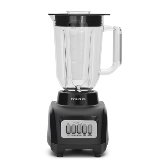 Licuadora Taurus 4 Velocidades 500W 1.65 L Haley Vaso de Plástico Color Negro