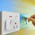 thumbnail image 6 of erfcxs Us Travel Adapter US Adapter Socket German Plug Adaptor US German Plug For EU To US/Canada/Mexico/Thailand Etc. Travel Plug Power Adapter White, 6 of 7