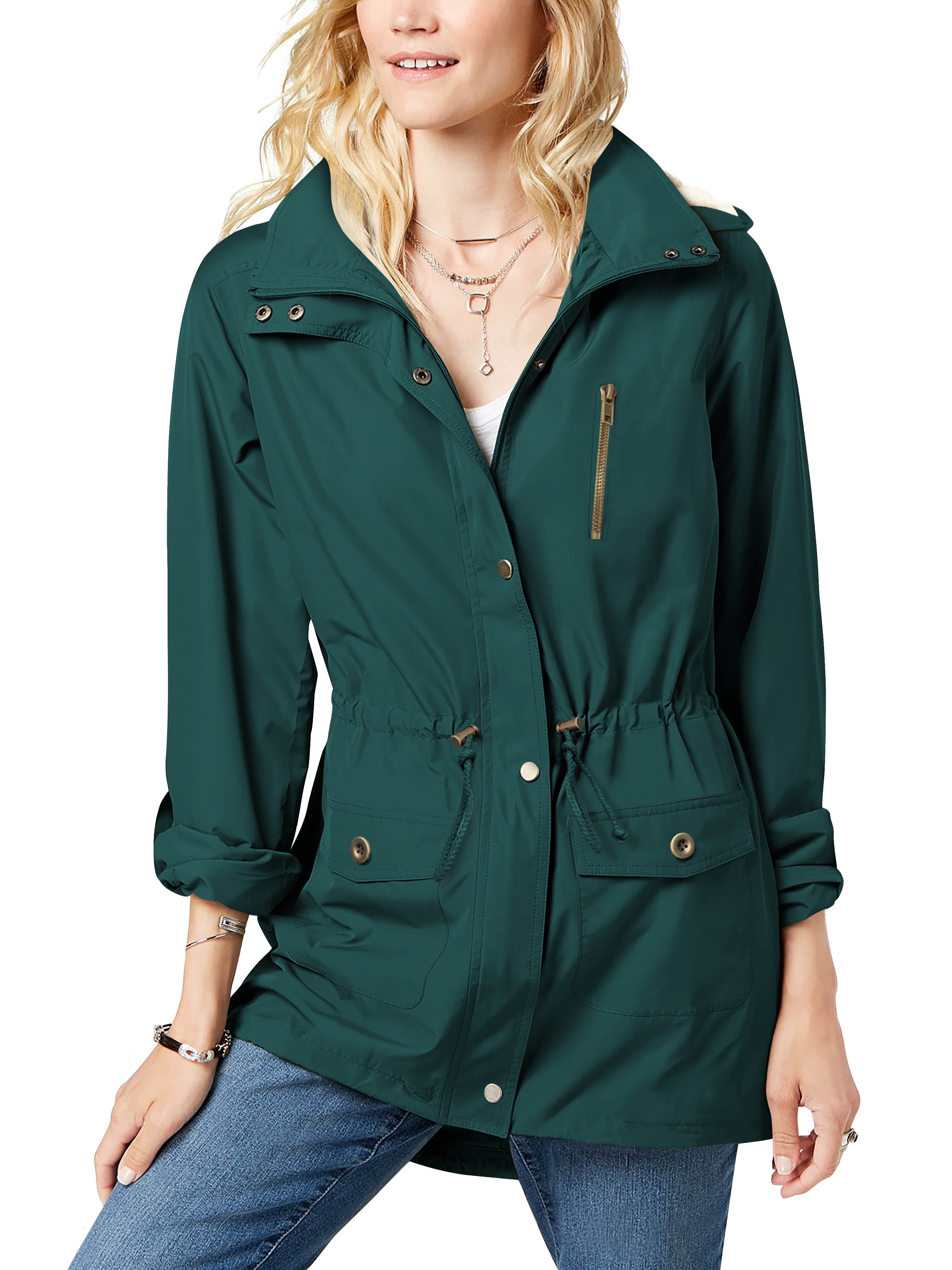Ma Croix Womens Sherpa Lined Hooded Fur 