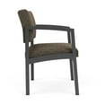 thumbnail image 4 of Chaise d'Invité Surdimensionnée en Acier Lenox / Acier Charbon / Marron, 4 of 5