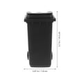 thumbnail image 2 of HOMEMAXS 4pcs Cute Mini Trash Can Pen Holders With Lid For Desk Plastic Pencil Container Office Supplies Small Countertop Trash Can Pencil Holders For Stationery, 2 of 8