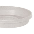 thumbnail image 2 of Bloem 12" Terra Round Plant Saucer, Lightweight UV-Resistant Resin Outdoor & Indoor Flower Pot Tray - Fits 12-inch Planter Pots, Vanilla Bean, 2 of 6