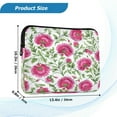 thumbnail image 3 of Laptop Bag Briefcases Computer Inner Bags Computer Bags Laptop Sleeves Work Travel School Bag13inch Lush Pink Peonies, 3 of 8