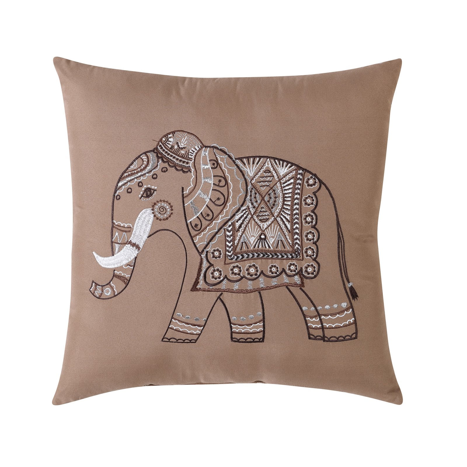 Embroidered Elephant Decorative Pillow By Hamilton Hall Walmart Com
