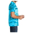 thumbnail image 3 of Yellow Rooster Men's Short Sleeve Tie-Dye Male Cotton T-Shirts Turquoise M, 3 of 6
