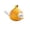 Orange, variant on ABS Material Animal Sound Whistle with Bird and Fruit Design, Educational Musical Toy for Oral Motor Skill Development, Lightweight Whistle Toy for Playtime and Party Activities
