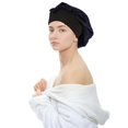 thumbnail image 5 of Women Sleeping Bonnet Navy Blue Square 30X30Cm Hair Protection 1Set Fashion, 5 of 5
