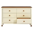 thumbnail image 6 of Churanty Wooden Storage Dresser with 6 Drawers,Storage Cabinet for kids Bedroom,Cream, 6 of 13
