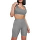 thumbnail image 5 of Leggings Fitness Sport Stretch Short Pants Mujer Pantalones de yoga, Gris, S Methold AP002149-13, 5 of 7
