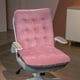 thumbnail image 1 of Cojín de asiento y respaldo integrado, cojín antideslizante para silla - rosa, 1 of 9