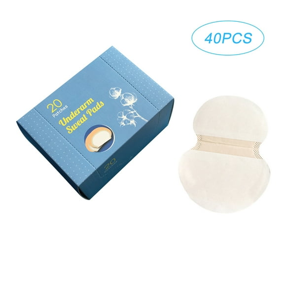 40pcs Underarm Sweat Pad Invisible Armpit Sweat Pads Disposable Dress Shields Sweat Guard Protector for Women & Men