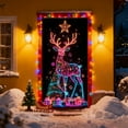 thumbnail image 5 of Fluorescent Christmas Door Cover for Front Doors,Multiple Neon Santa Lights Doors Banners,Glow in the Dark Christmas Door Cover for Outdoor Indoor Holiday Decoration, 5 of 7