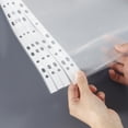 thumbnail image 4 of 11 Hole A4 Clear Plastic File Bag 30.4 cm x 23.5 cm Transparent Document Protector for Binder Organization, 4 of 7
