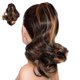 thumbnail image 2 of Ponytail Extension, 11.79 Inch Claw Clip In Short Curly Wavy Hair Extension Fake Ponytail Synthetic Hairpiece For Women, 2 of 2
