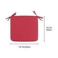 thumbnail image 5 of AuroraX Soft Chair Cushions for Dining Chairs Red Thick Solid Color Office Chair Cushion 15"x15" Stain-Resistant, 5 of 6