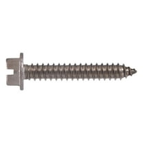 Hillman 823116 12 x 1 in. Hex Head Sheet Metal Screws Stainless Steel - Box of 100