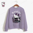 thumbnail image 3 of Sudadera de calle para mujer, sudaderas con capucha para mujer, sudaderas con estampado de dibujos animados, sudadera corta con estampado de HELLO KITTY para mujer, 3 of 5