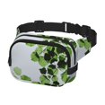 thumbnail image 2 of Disketp Watercolor Green Leaves Riñonera de Doble Capa, Bolsa de Cintura Ajustable para Viajes, Correr y Senderismo, Riñonera Ligera para Hombre y Mujer, 2 of 9
