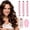 Pink, variant on CUKIXA Heatless Hair Curler Overnight Curls-3 Pcs No Heat Curling Blowout Rod to Sleep In,Hair Rollers with Satin Scarf