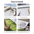 thumbnail image 7 of 4th of July RV Awning Sun Shade Screen 9'X7' Patriotic American Flag Mesh Sunscreen Torn Paper Awning Shade Screen with Zipper UV Blocker Completed Kits Outdoor Canopy for RV Motorhome Camper Travel, 7 of 7
