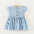 thumbnail image 2 of Robe Tunique en Jean pour Bébé Fille, 2 of 2
